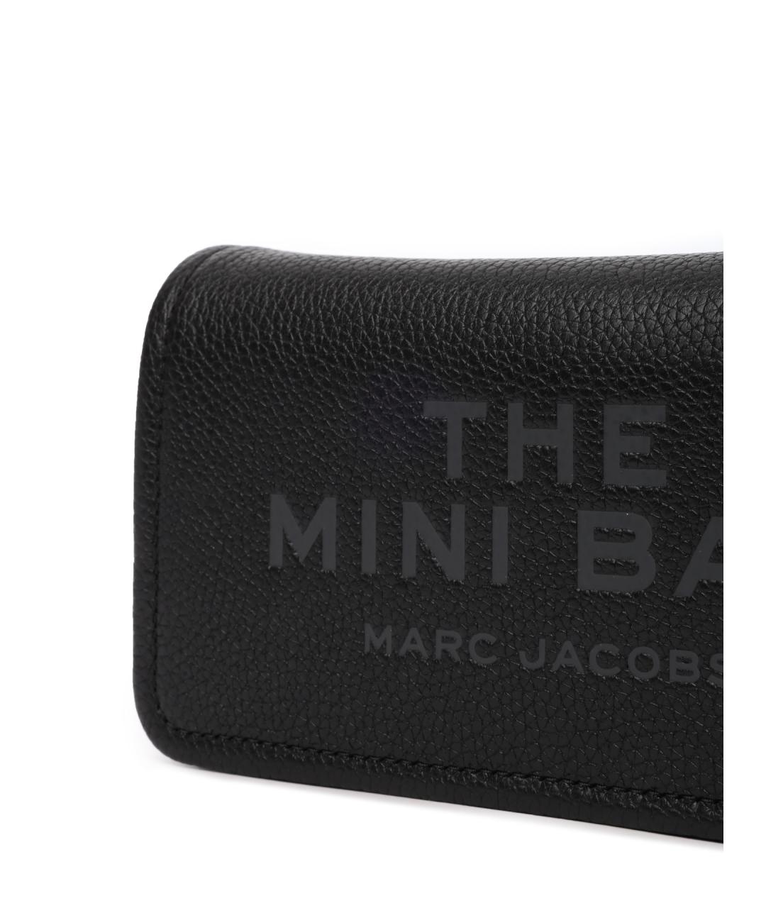 MARC JACOBS Черная кожаная сумка через плечо, фото 5