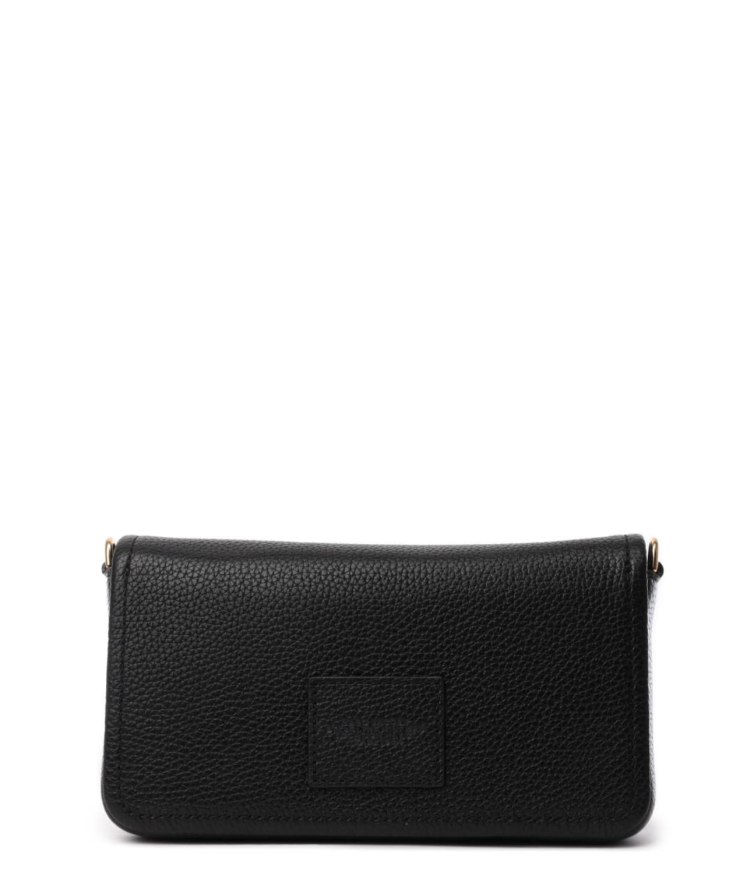 MARC JACOBS Черная кожаная сумка через плечо, фото 3