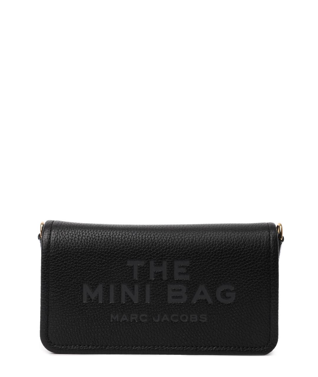 MARC JACOBS Черная кожаная сумка через плечо, фото 1