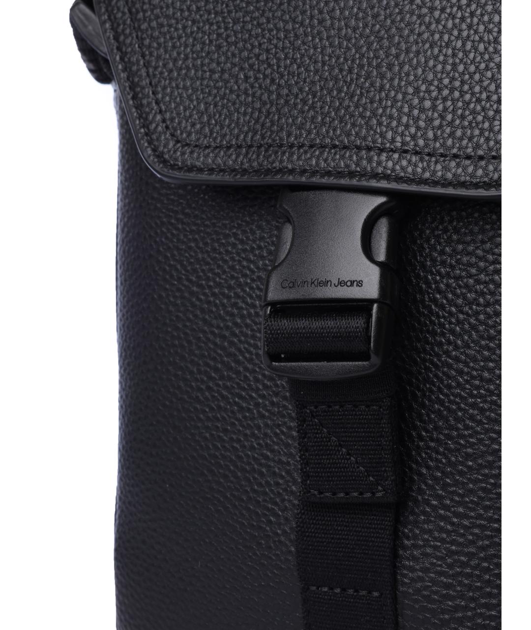 CALVIN KLEIN Черная сумка на плечо, фото 4