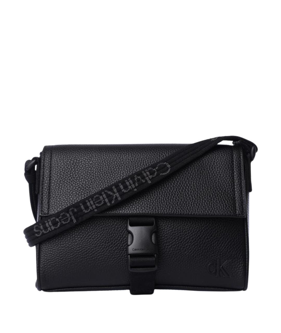 CALVIN KLEIN Черная сумка на плечо, фото 1