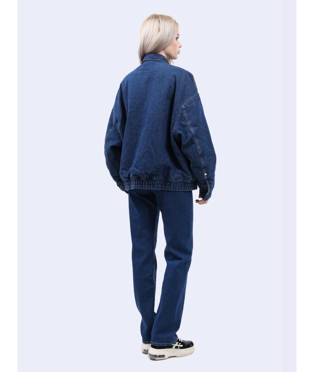 CALVIN KLEIN Синяя хлопковая куртка, фото 5