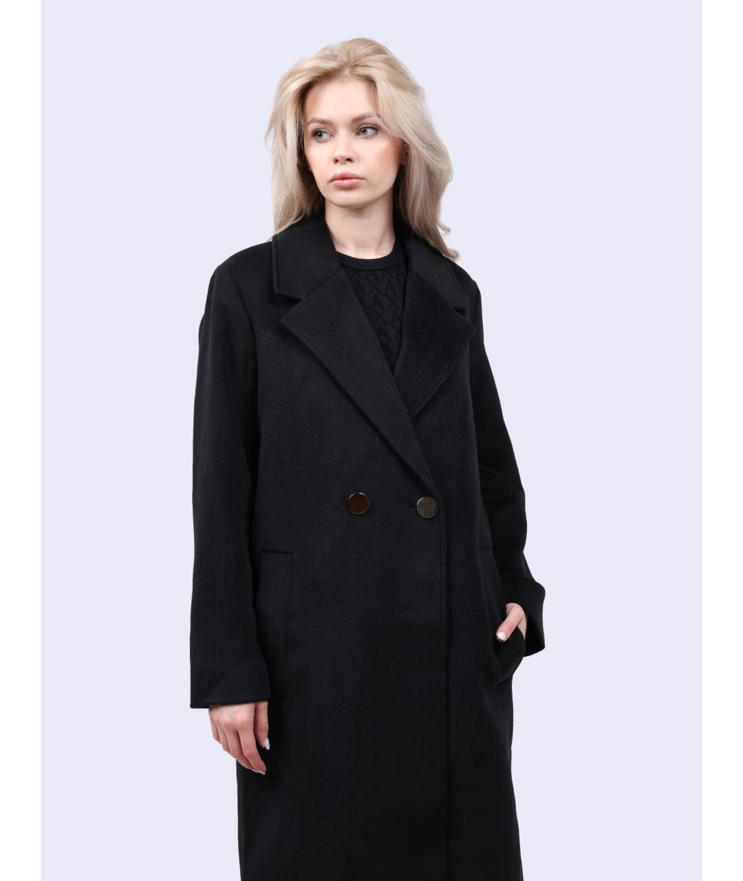 ARMANI EXCHANGE Черное пальто, фото 4