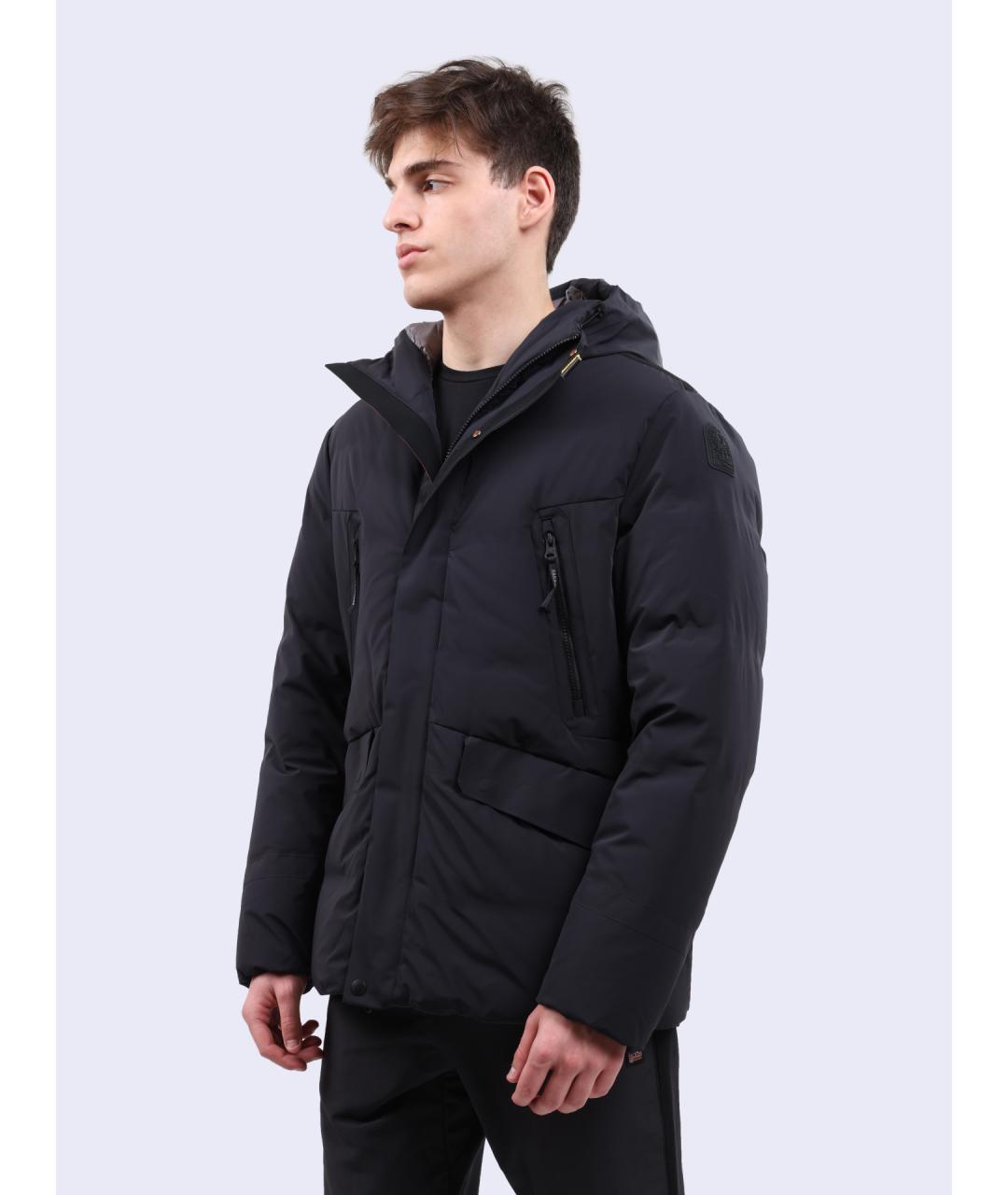 PARAJUMPERS Черный полиэстеровый пуховик, фото 3
