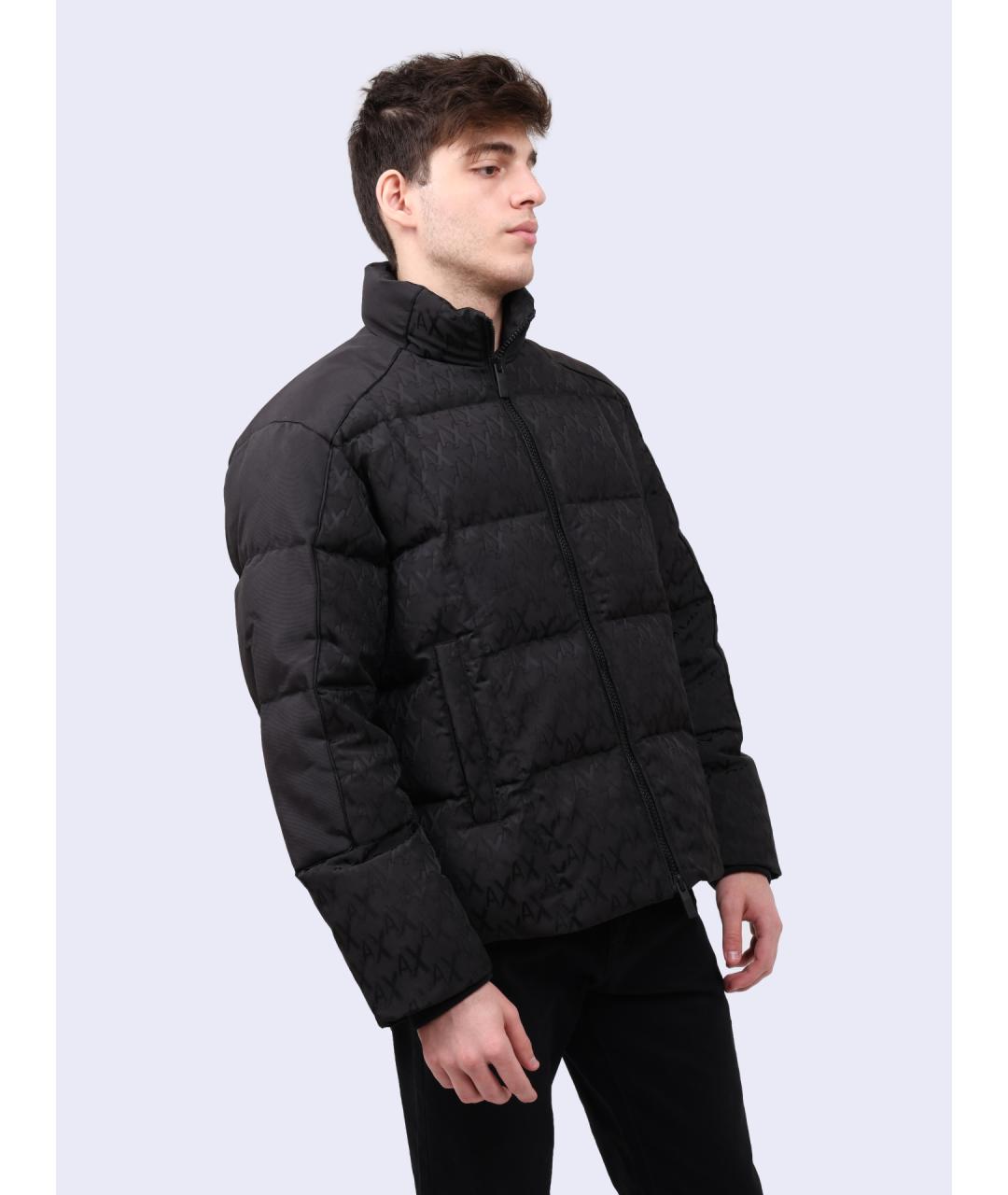 ARMANI EXCHANGE Черная полиамидовая куртка, фото 3