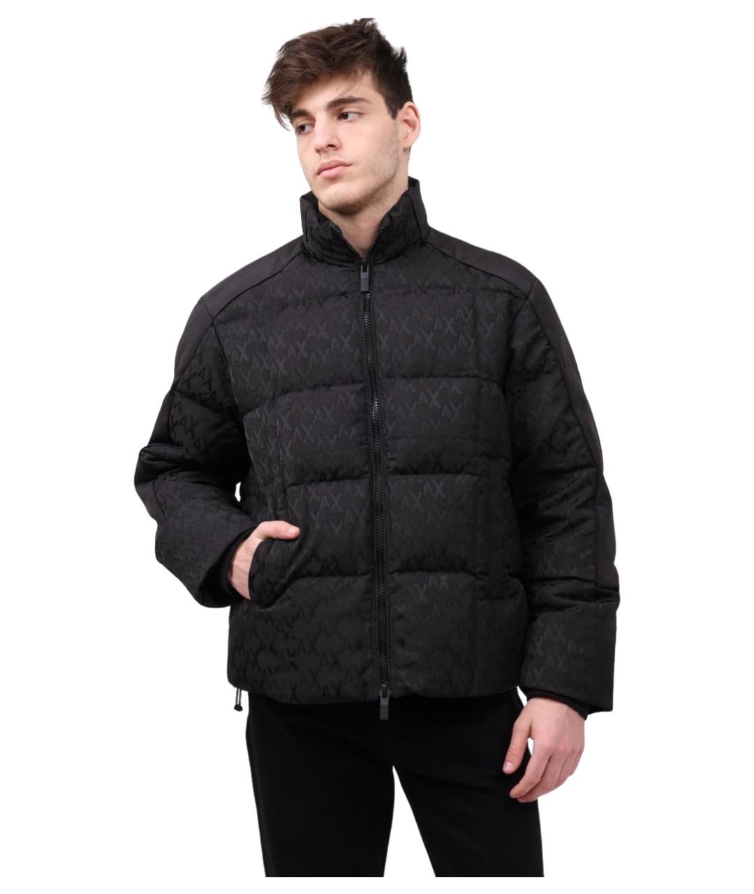 ARMANI EXCHANGE Черная полиамидовая куртка, фото 1