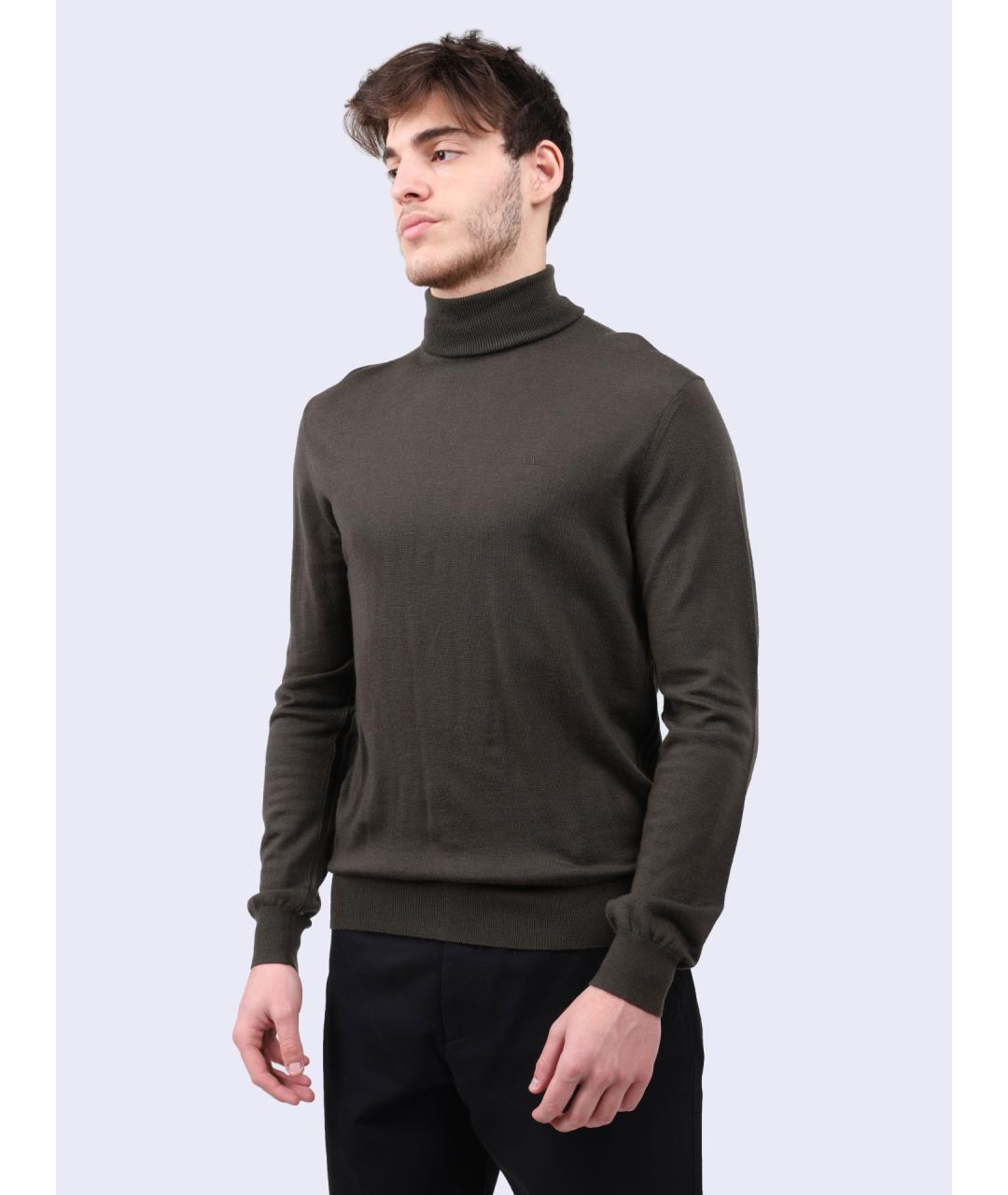 ARMANI EXCHANGE Хаки шерстяной джемпер / свитер, фото 3