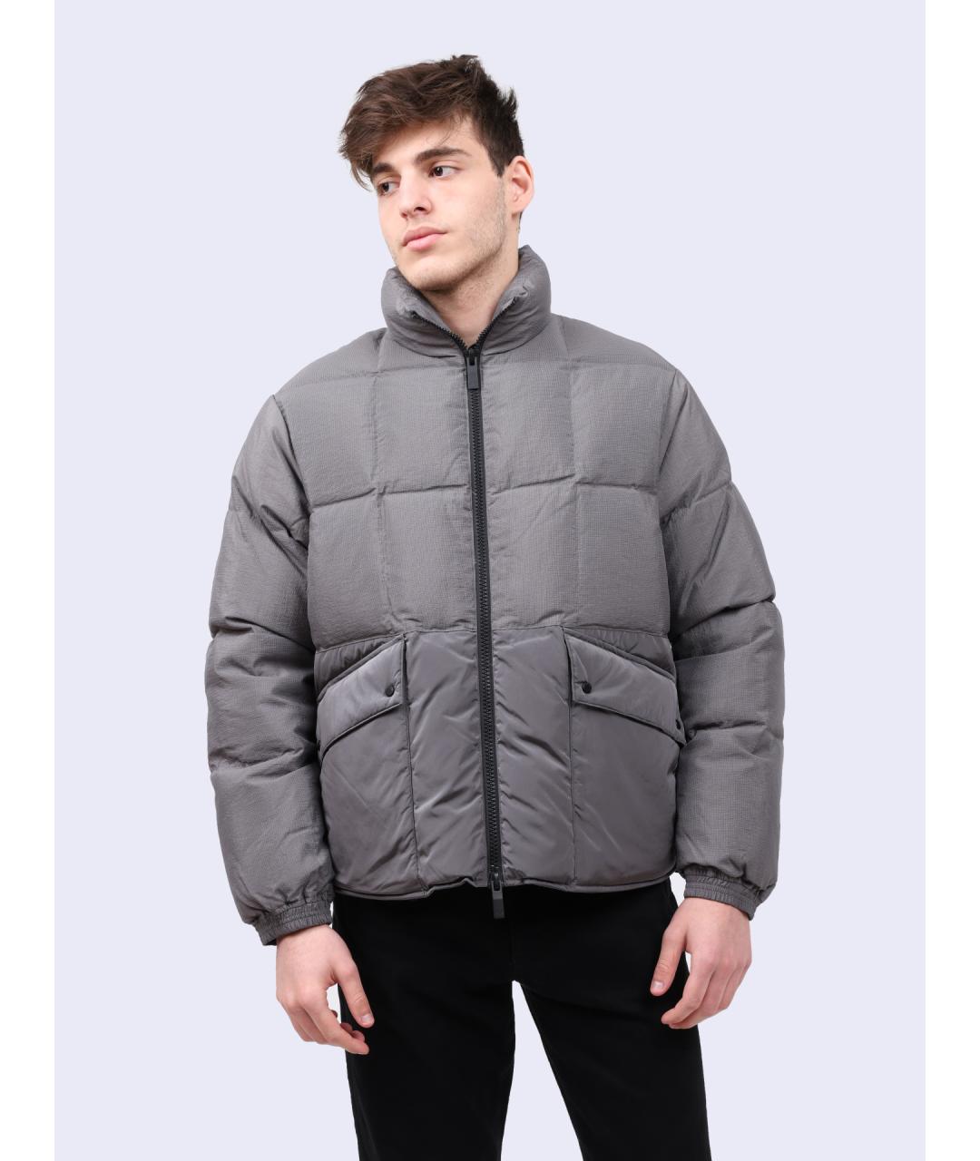 ARMANI EXCHANGE Серый пуховик, фото 2