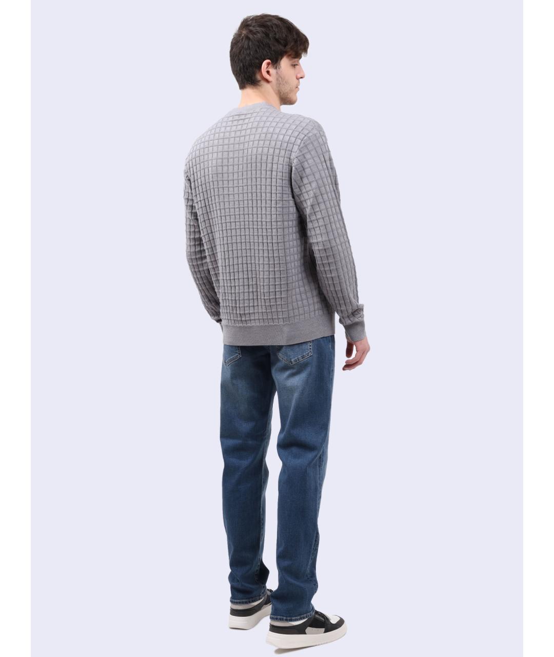 ARMANI EXCHANGE Серый джемпер / свитер, фото 4