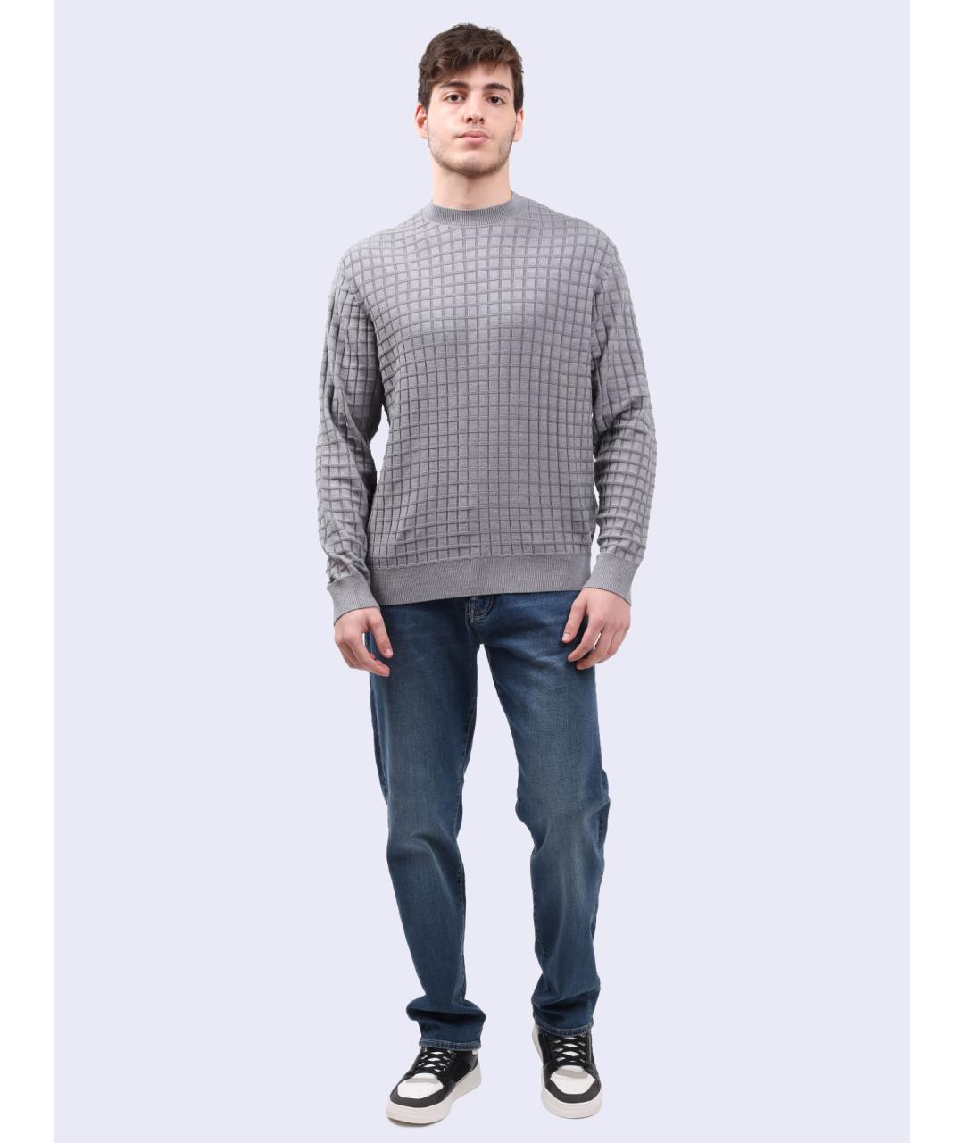 ARMANI EXCHANGE Серый джемпер / свитер, фото 2