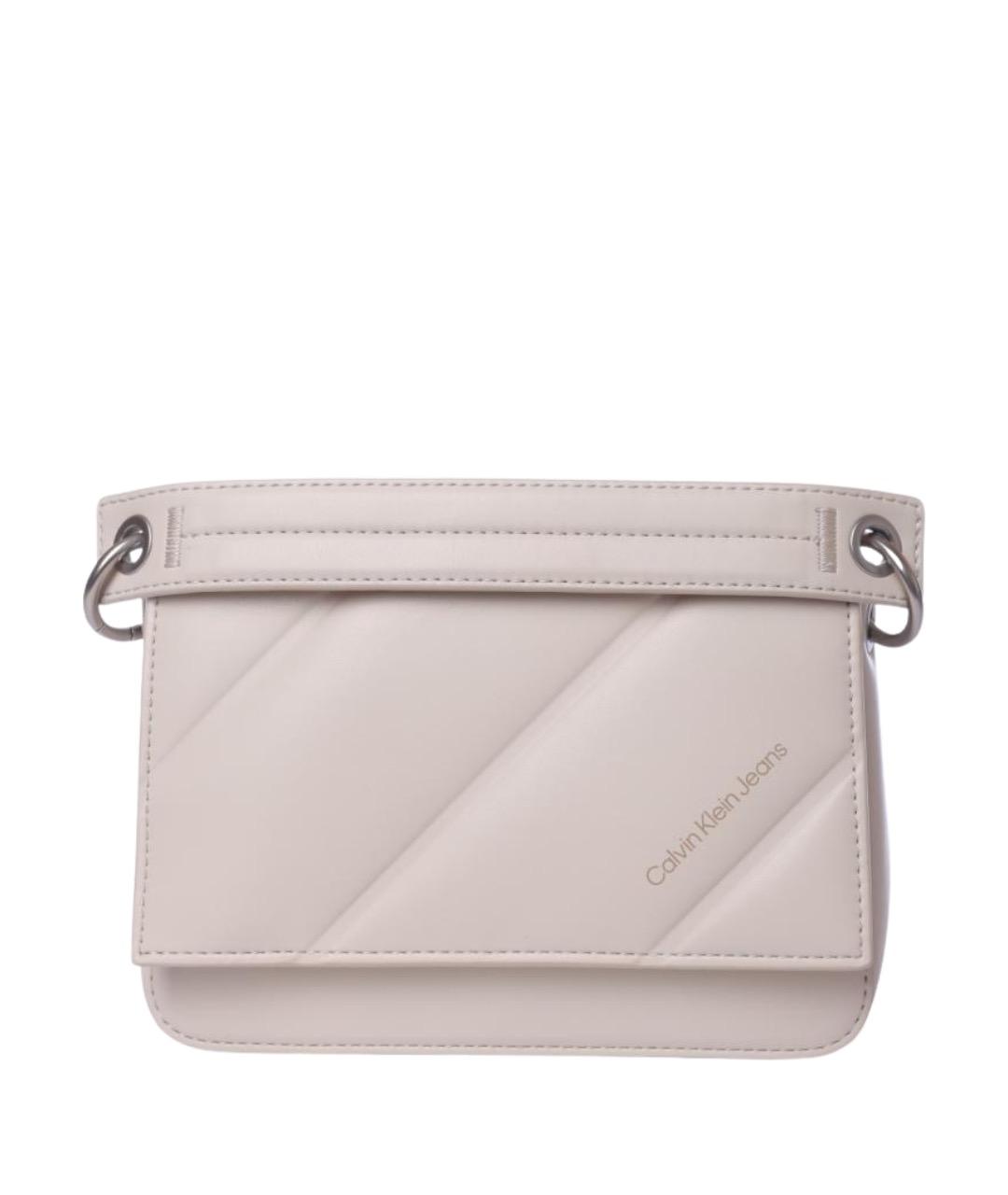 CALVIN KLEIN Белая сумка с короткими ручками, фото 1
