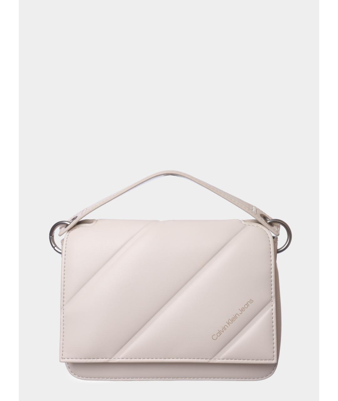 CALVIN KLEIN Белая сумка с короткими ручками, фото 2