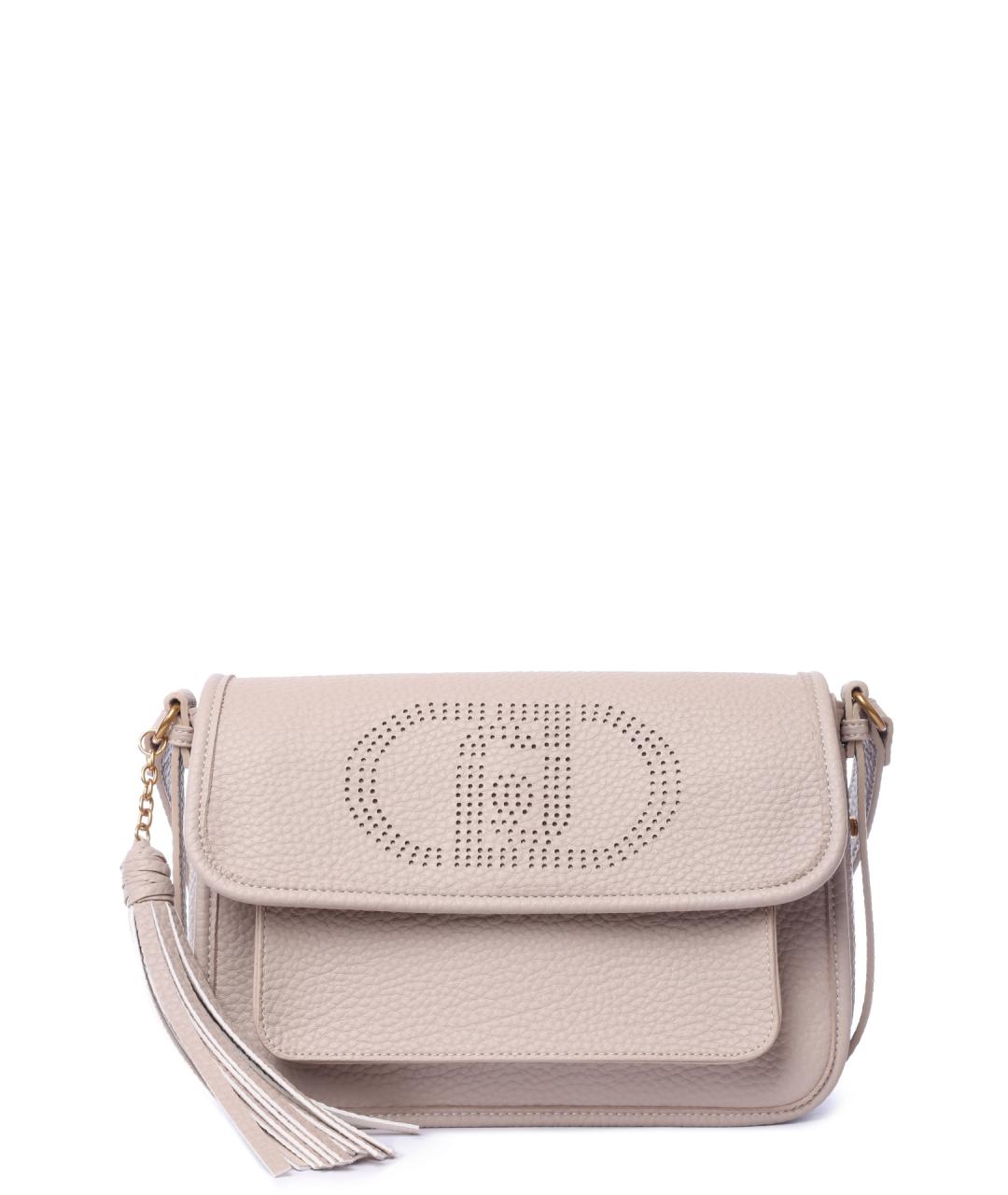 LIU JO Бежевая сумка через плечо из искусственной кожи, фото 1