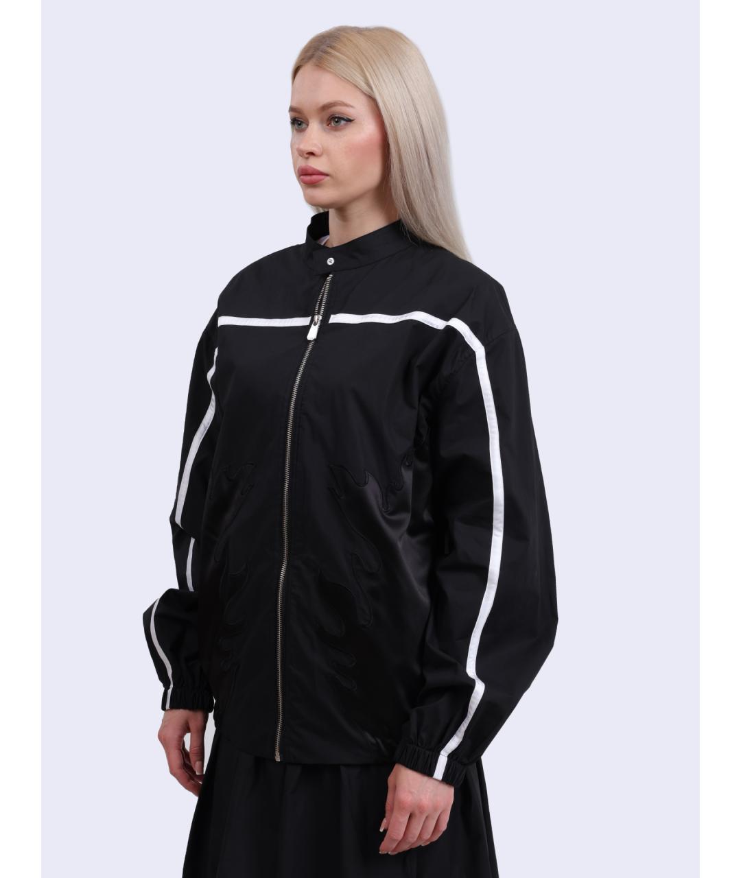 PINKO Черная хлопковая куртка, фото 3