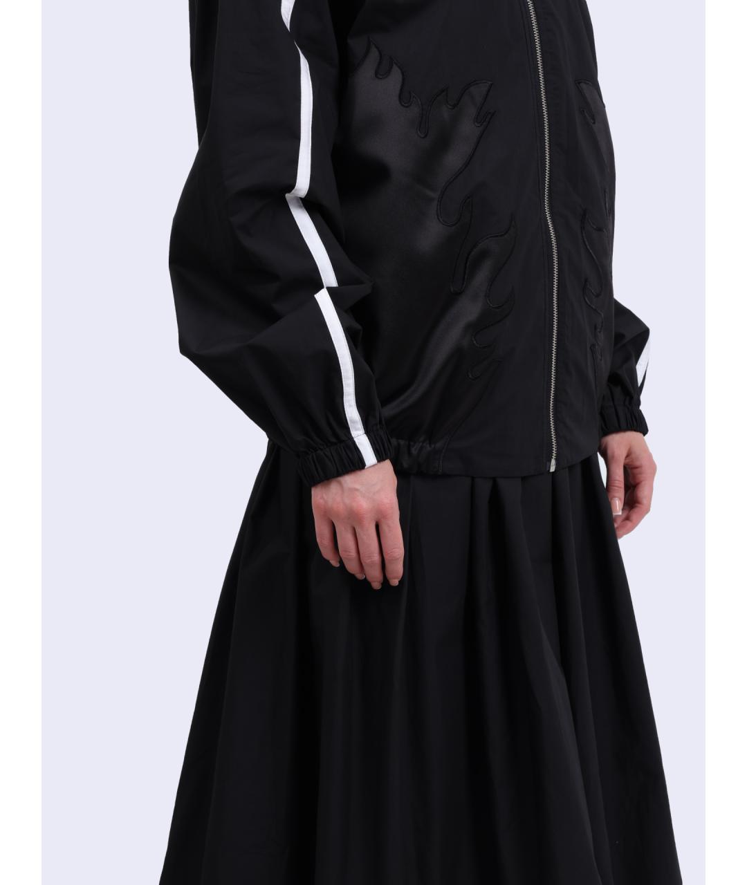 PINKO Черная хлопковая куртка, фото 4