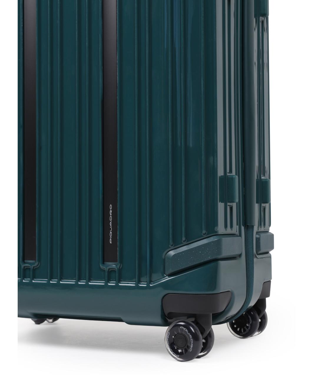 PIQUADRO Зеленый чемодан, фото 4