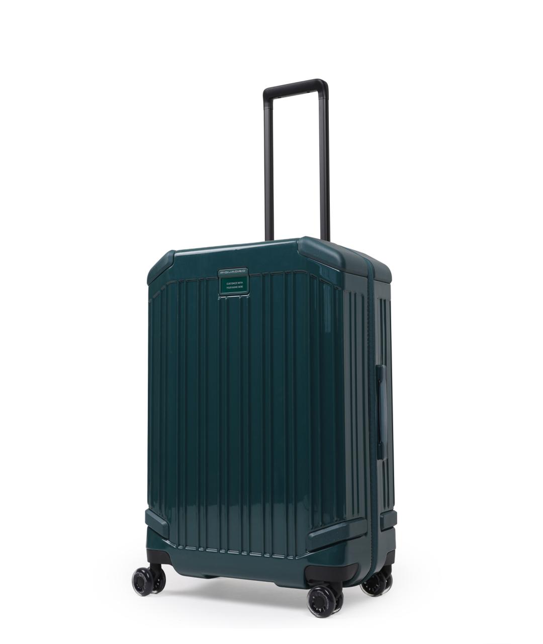 PIQUADRO Зеленый чемодан, фото 2