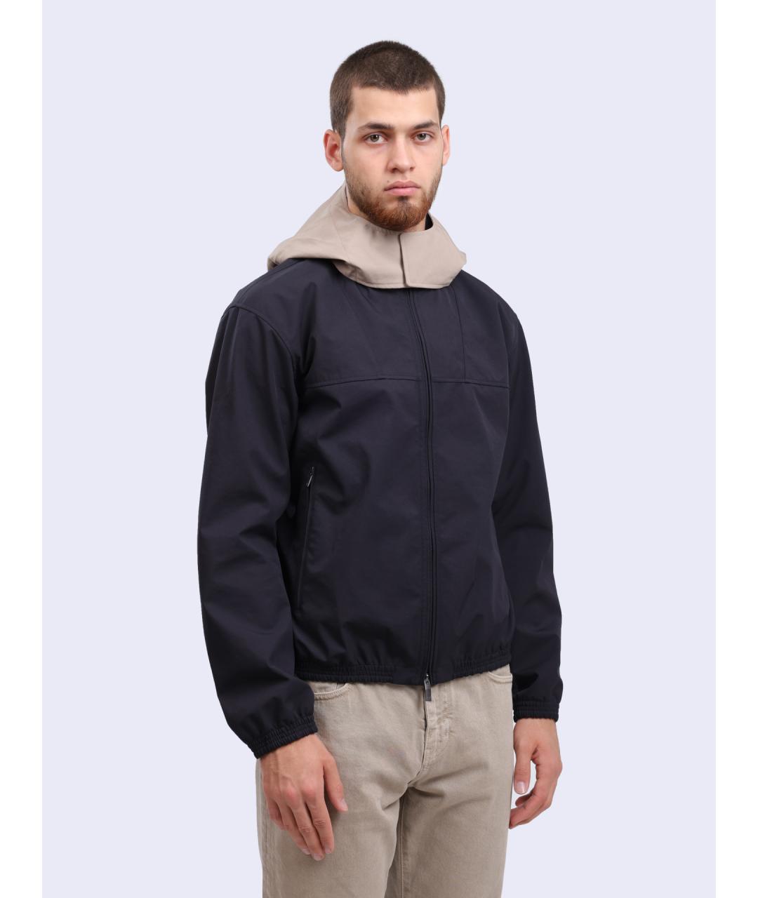 ARMANI EXCHANGE Синяя полиамидовая куртка, фото 3