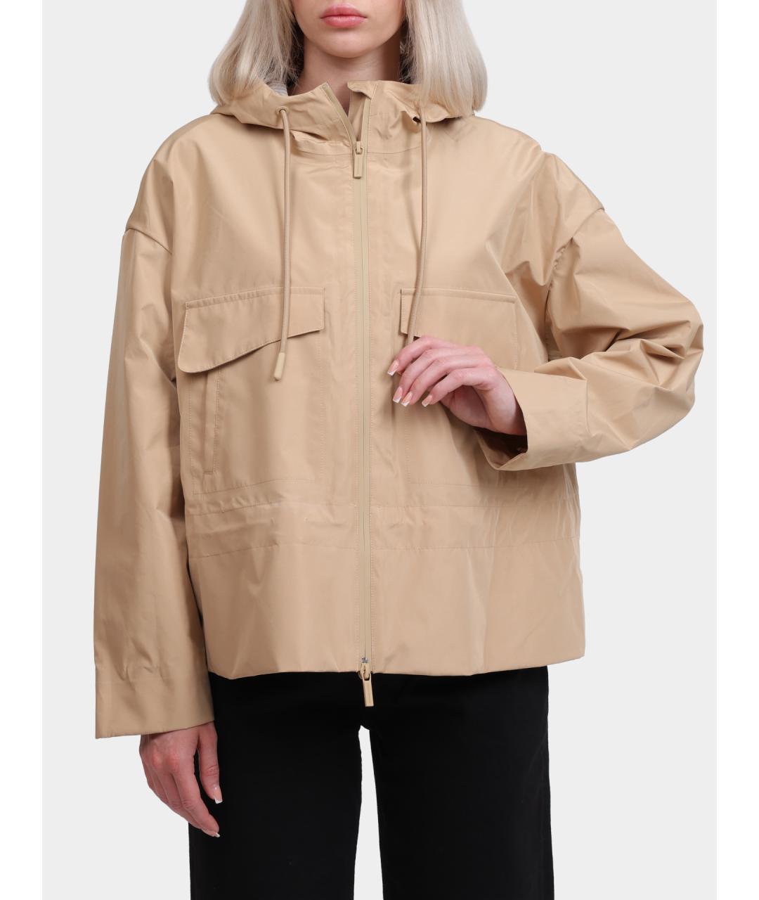 ARMANI EXCHANGE Бежевая полиамидовая куртка, фото 6