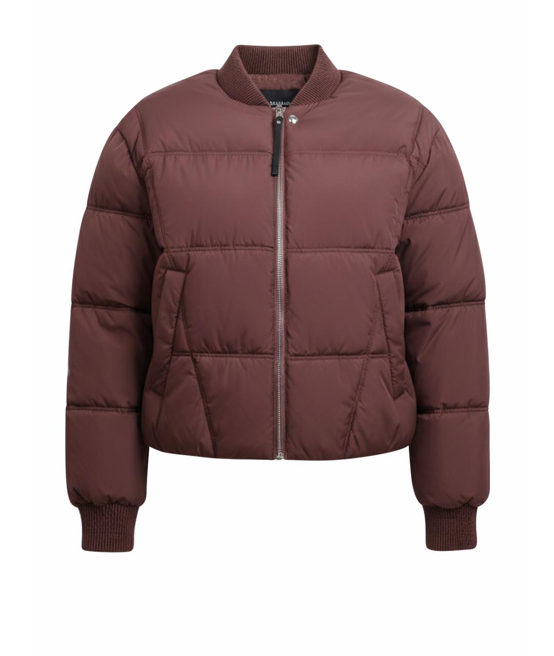 HUGO Бордовая полиамидовая куртка, фото 1