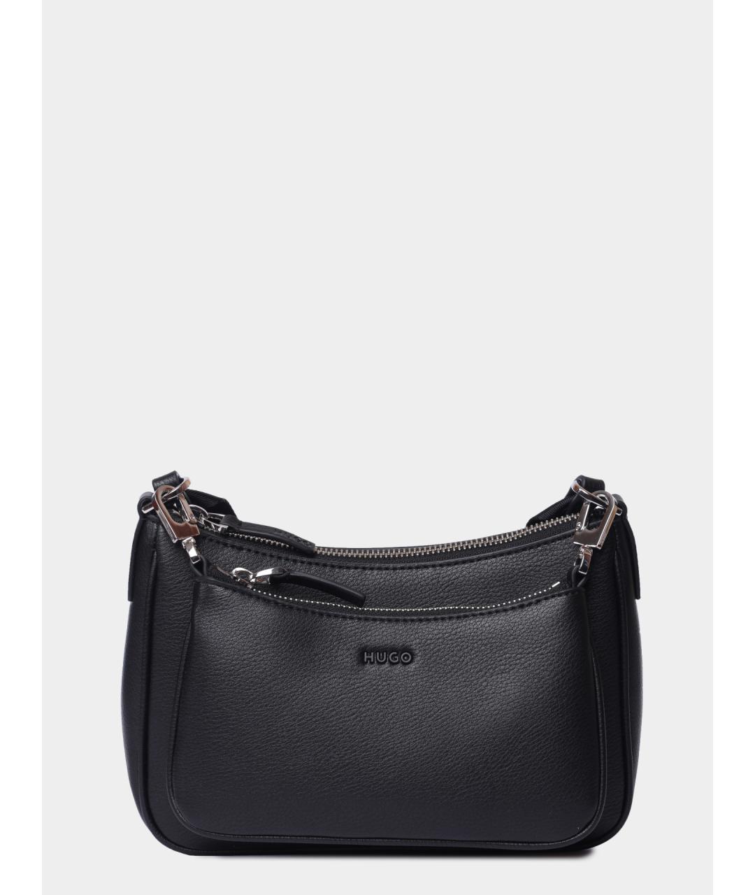 HUGO Черная сумка через плечо, фото 2