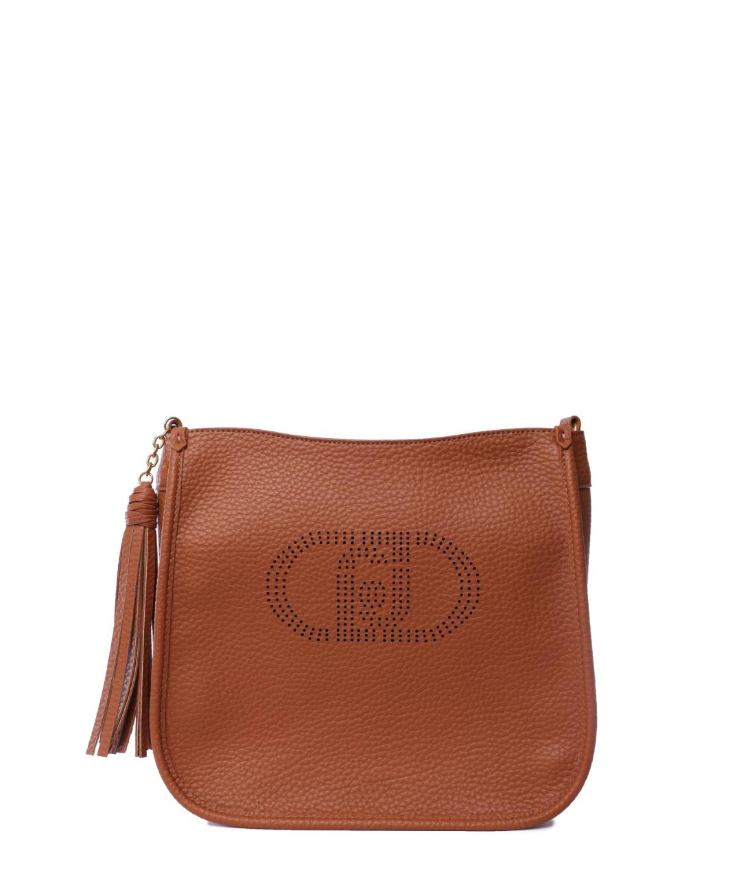 LIU JO Коричневая сумка через плечо из искусственной кожи, фото 2