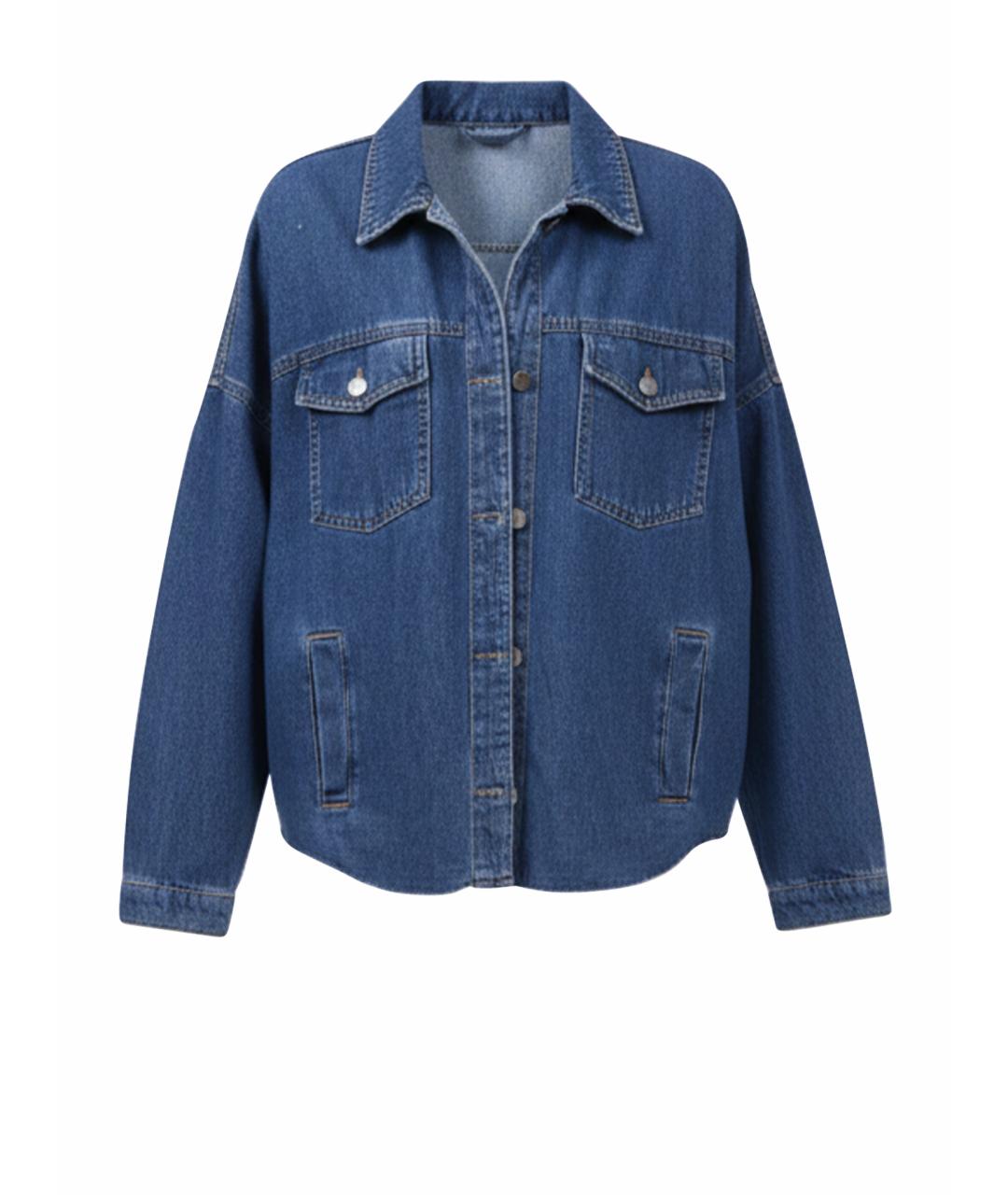LIU JO Синяя деним куртка, фото 1