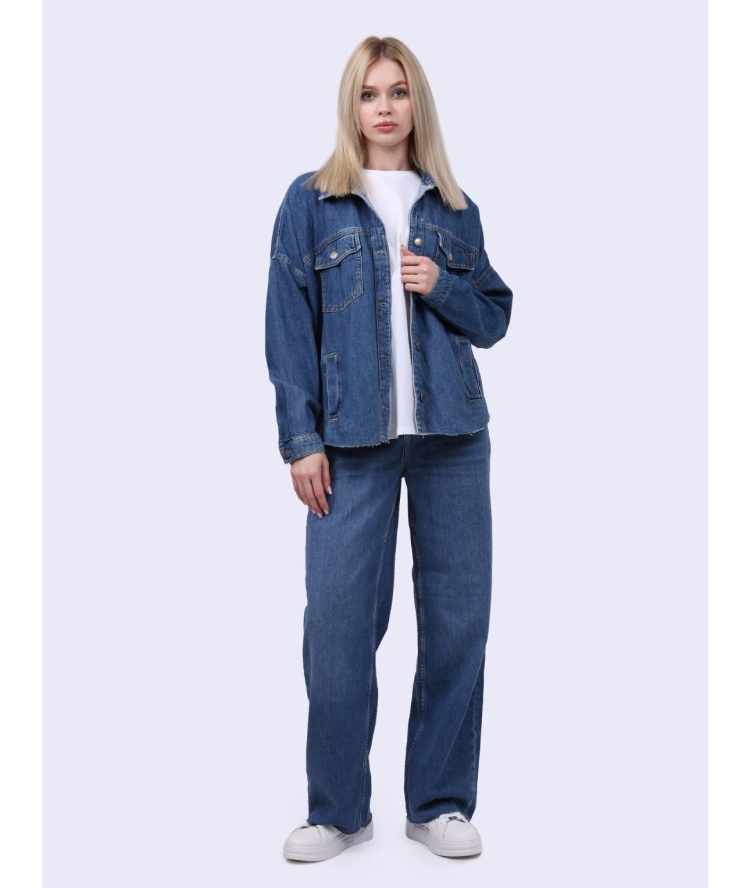 LIU JO Синяя деним куртка, фото 7