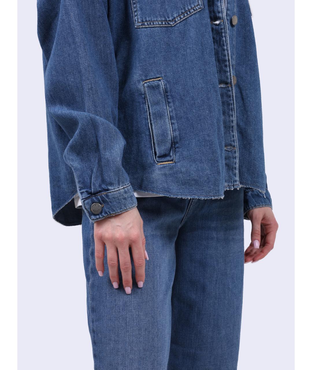 LIU JO Синяя деним куртка, фото 4