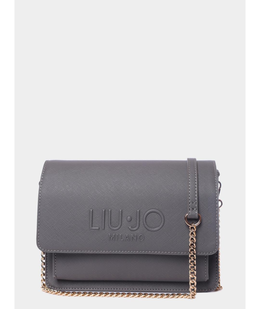 LIU JO Серая сумка через плечо, фото 7