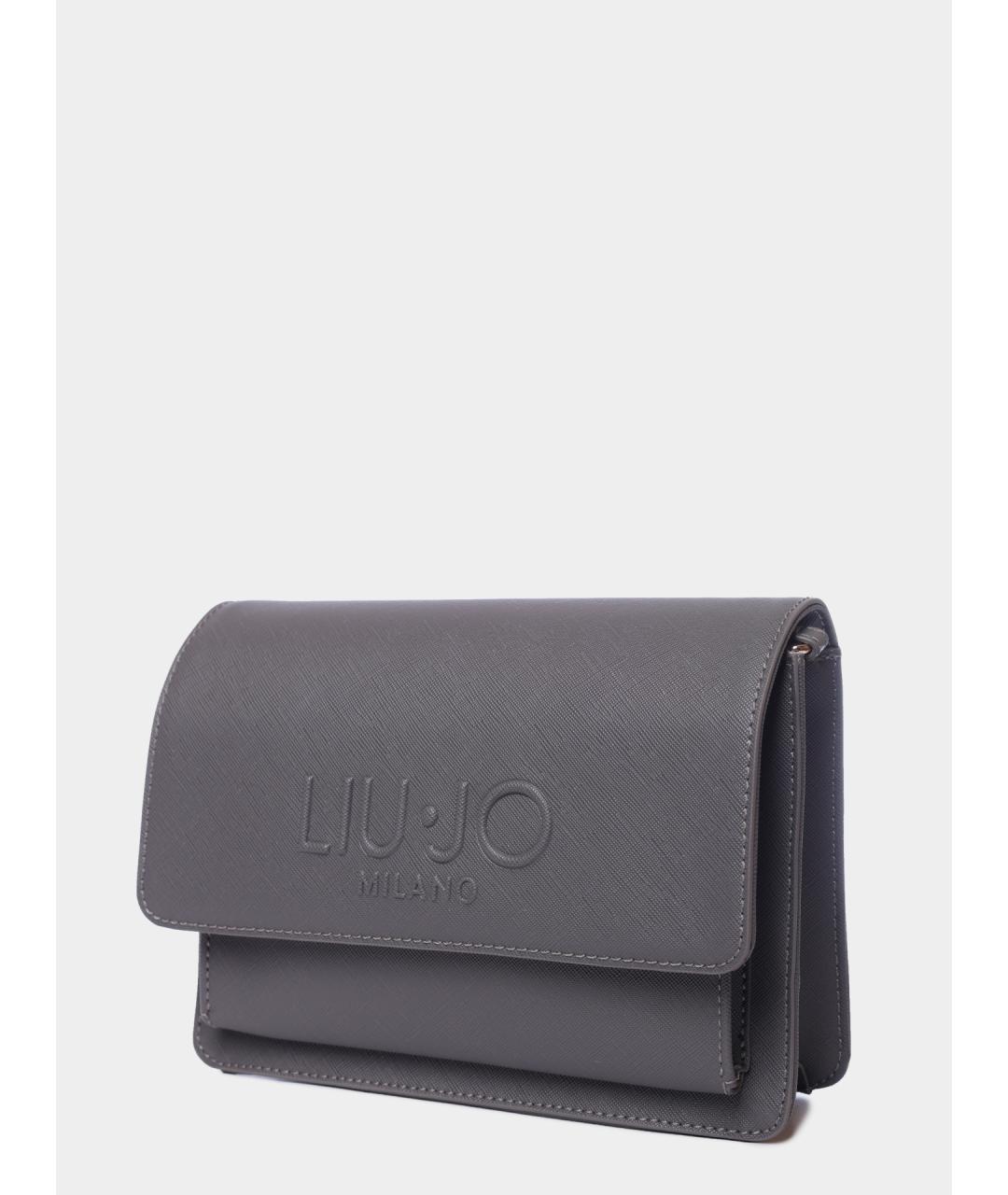 LIU JO Серая сумка через плечо, фото 4