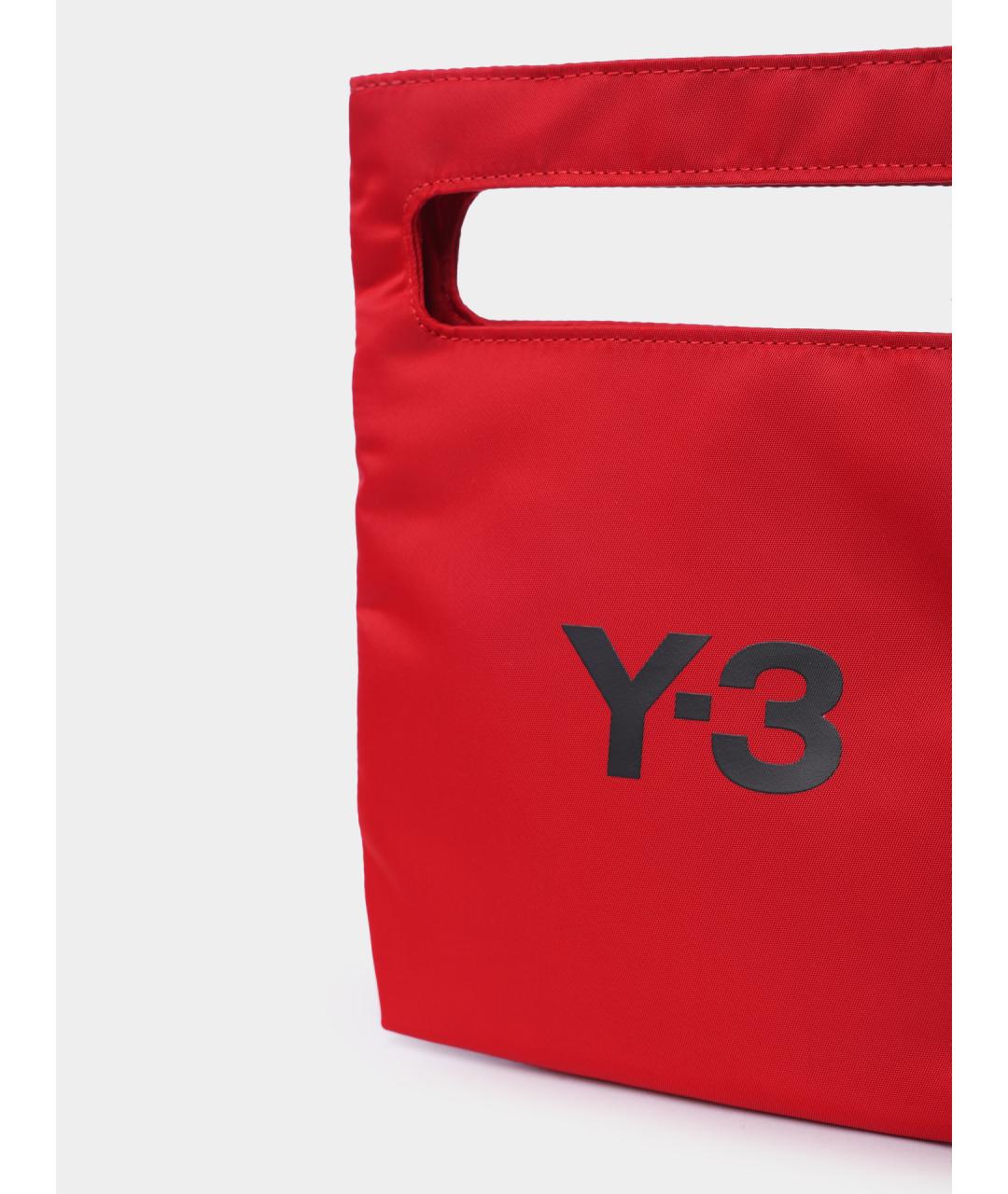 Y-3 Красная сумка тоут, фото 3