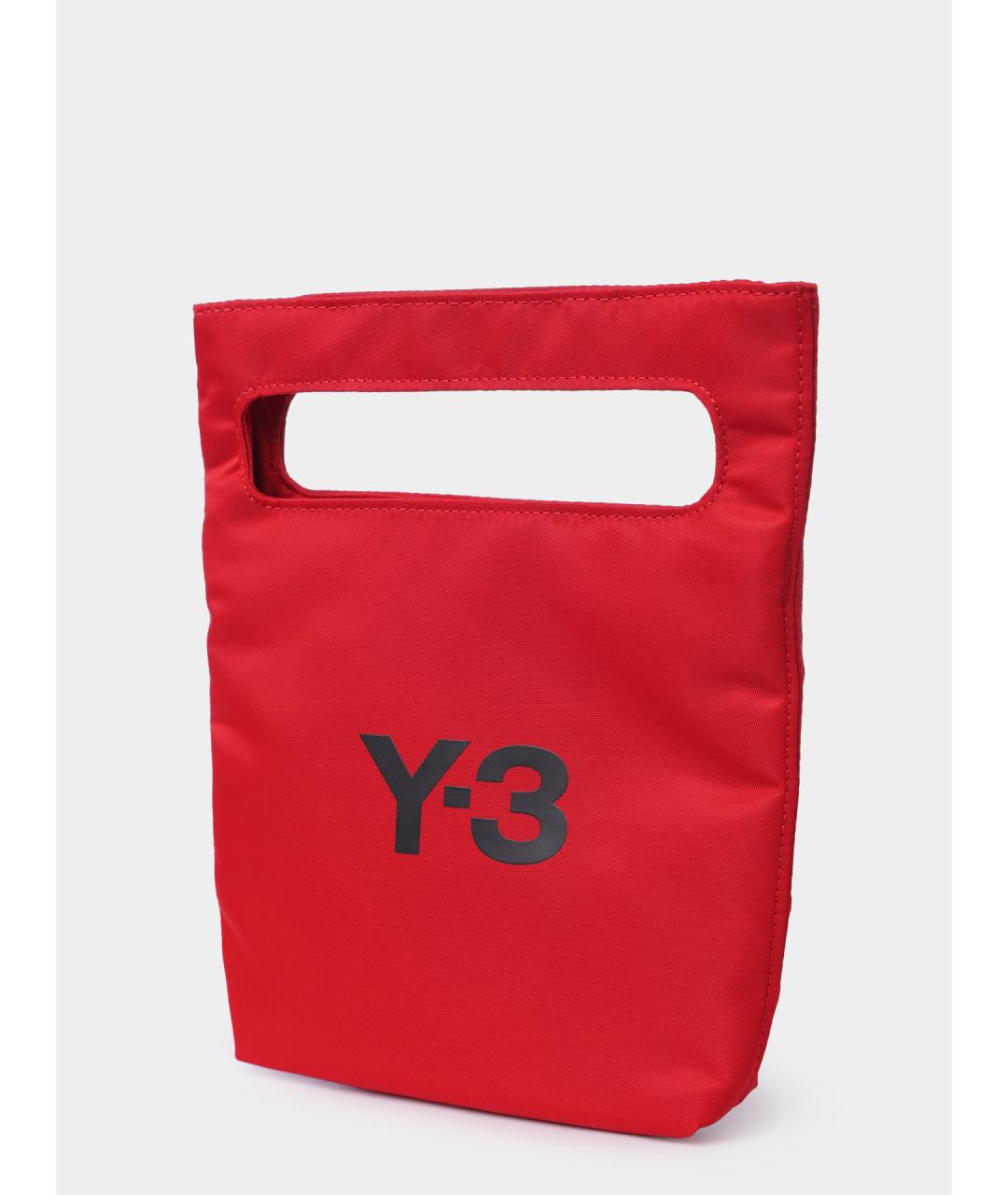 Y-3 Красная сумка тоут, фото 2