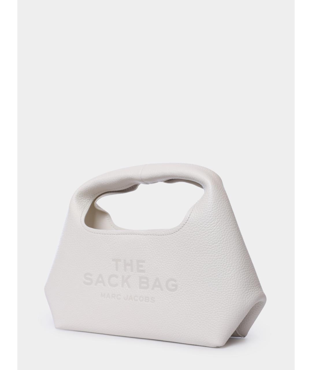 MARC JACOBS Белая кожаная сумка через плечо, фото 4