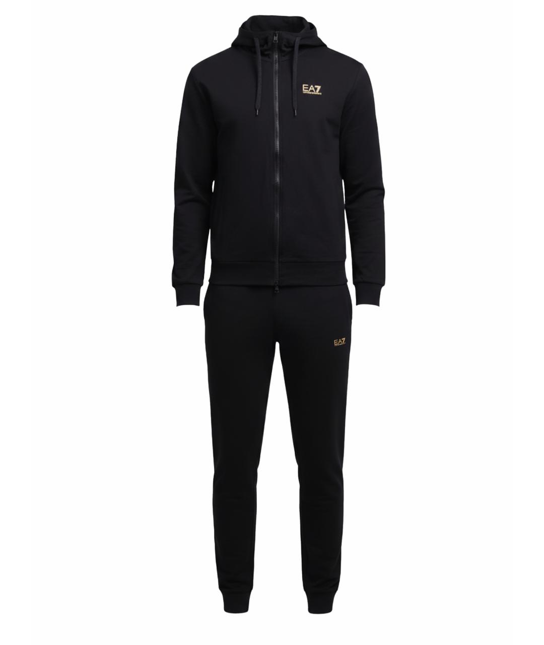 EA7 Черный повседневный костюм, фото 1