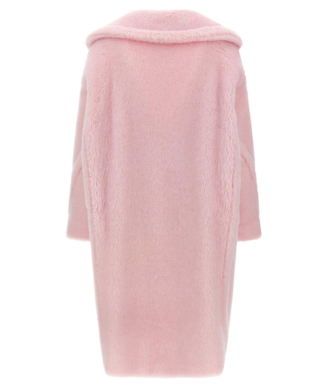 MAX MARA Розовое шерстяное пальто, фото 2