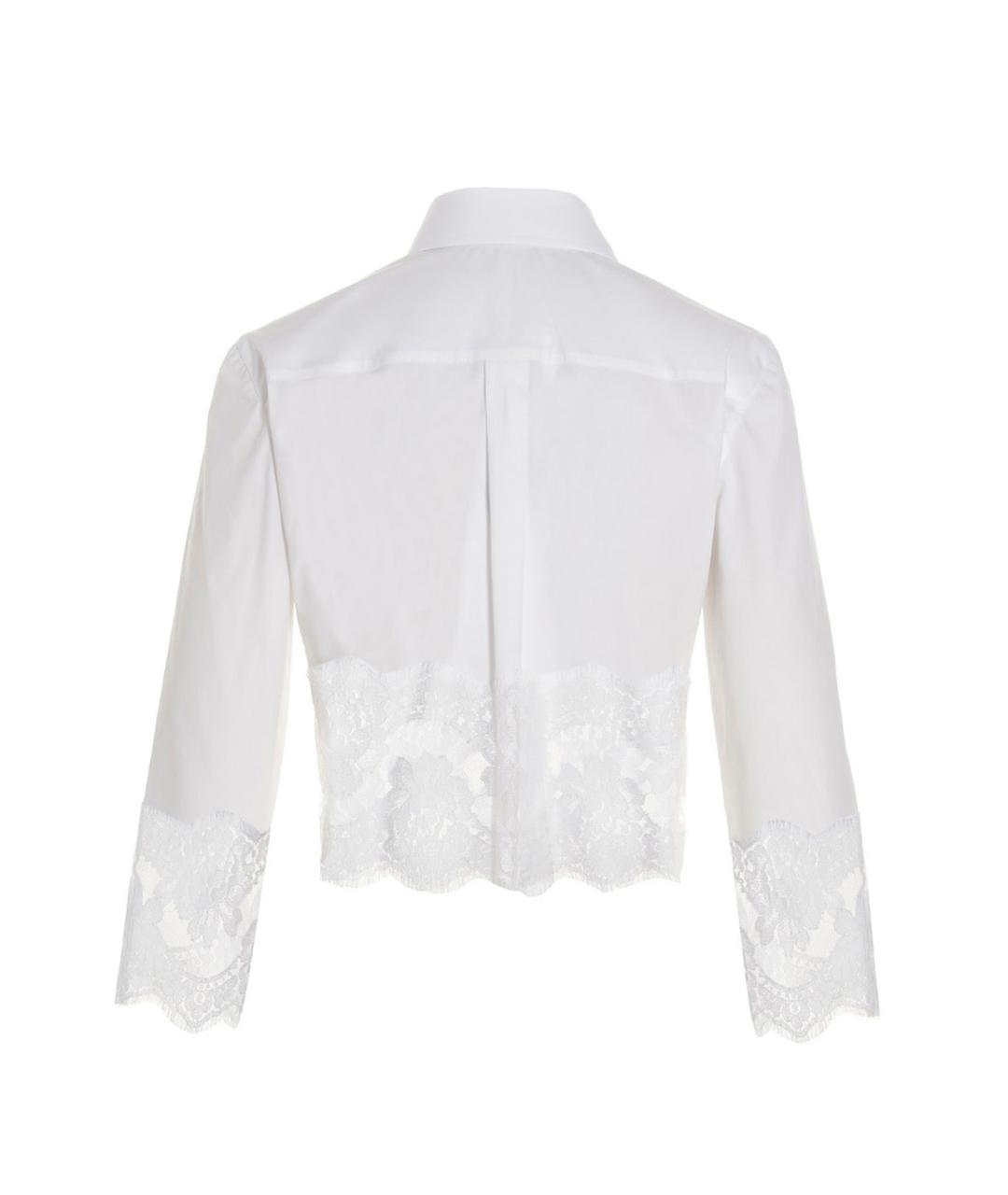 DOLCE&GABBANA Белая хлопковая рубашка, фото 2