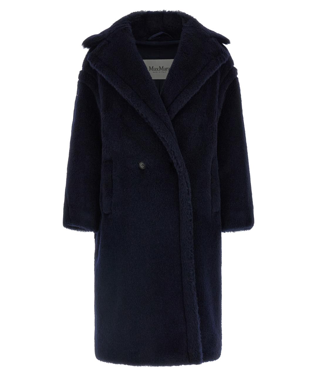 MAX MARA Синее шерстяное пальто, фото 1