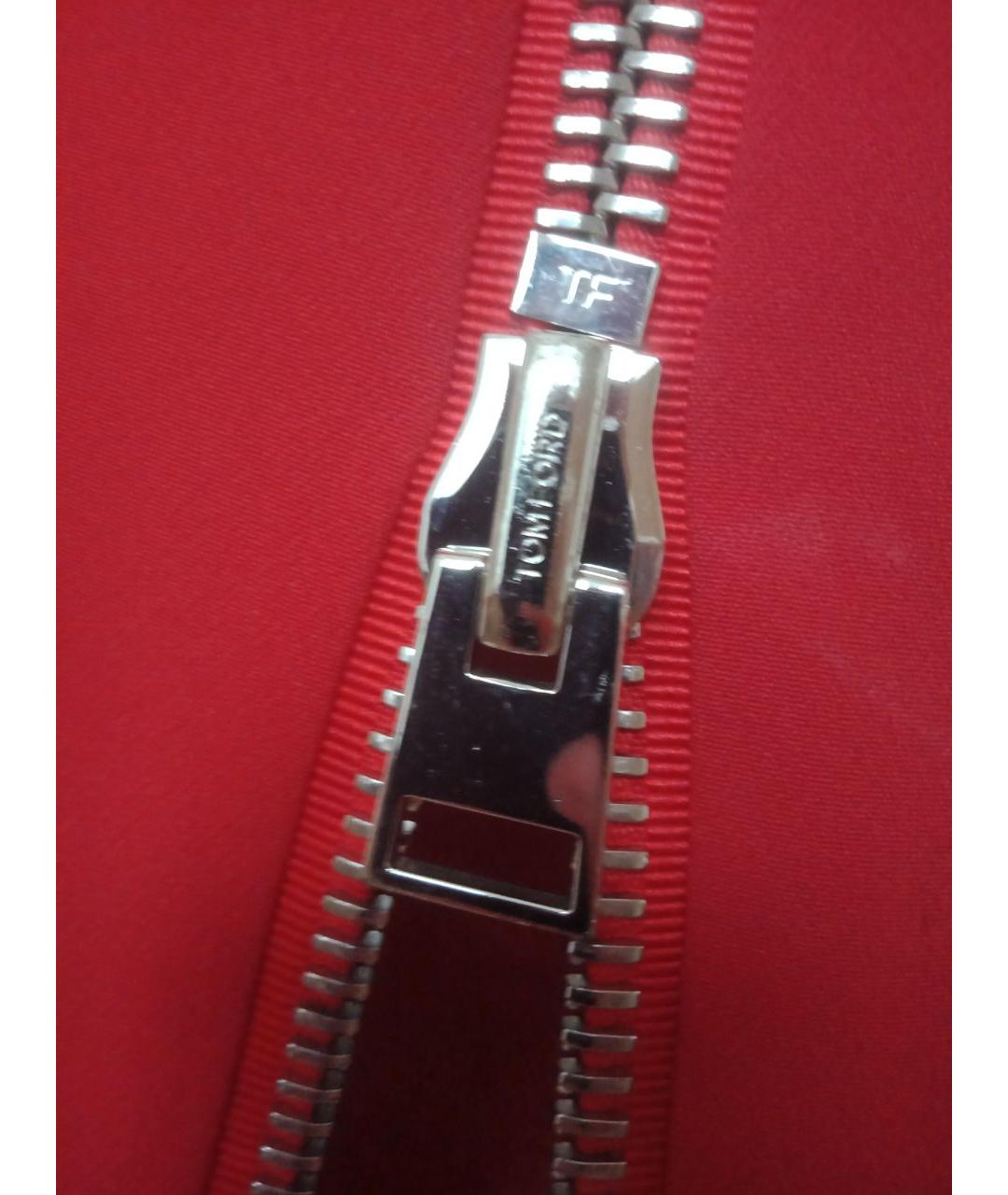 TOM FORD Красное вискозное вечернее платье, фото 5