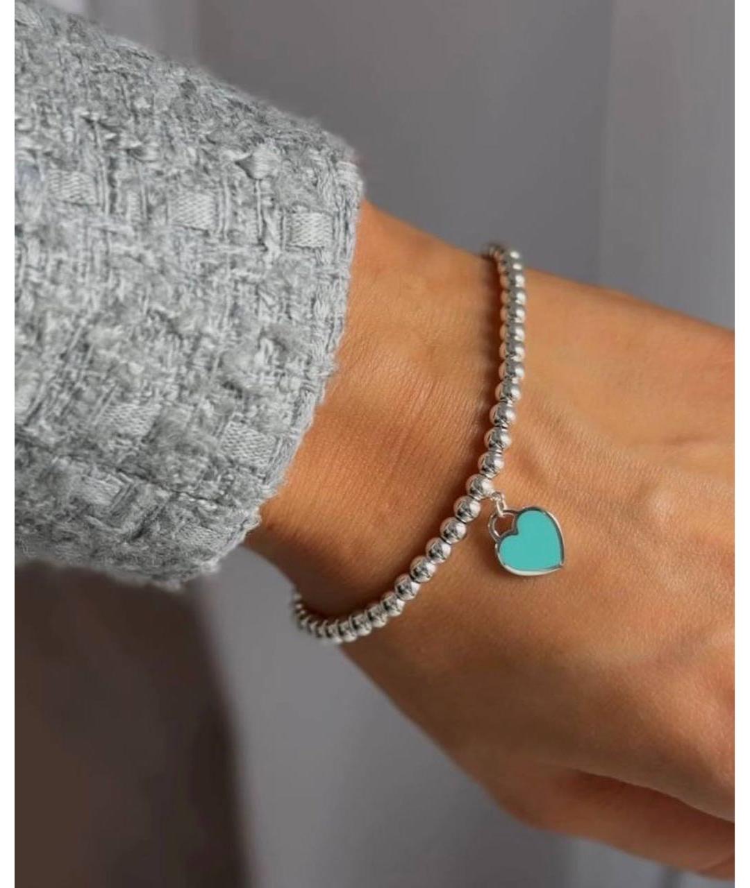 TIFFANY&CO Серебрянный серебряный браслет, фото 4