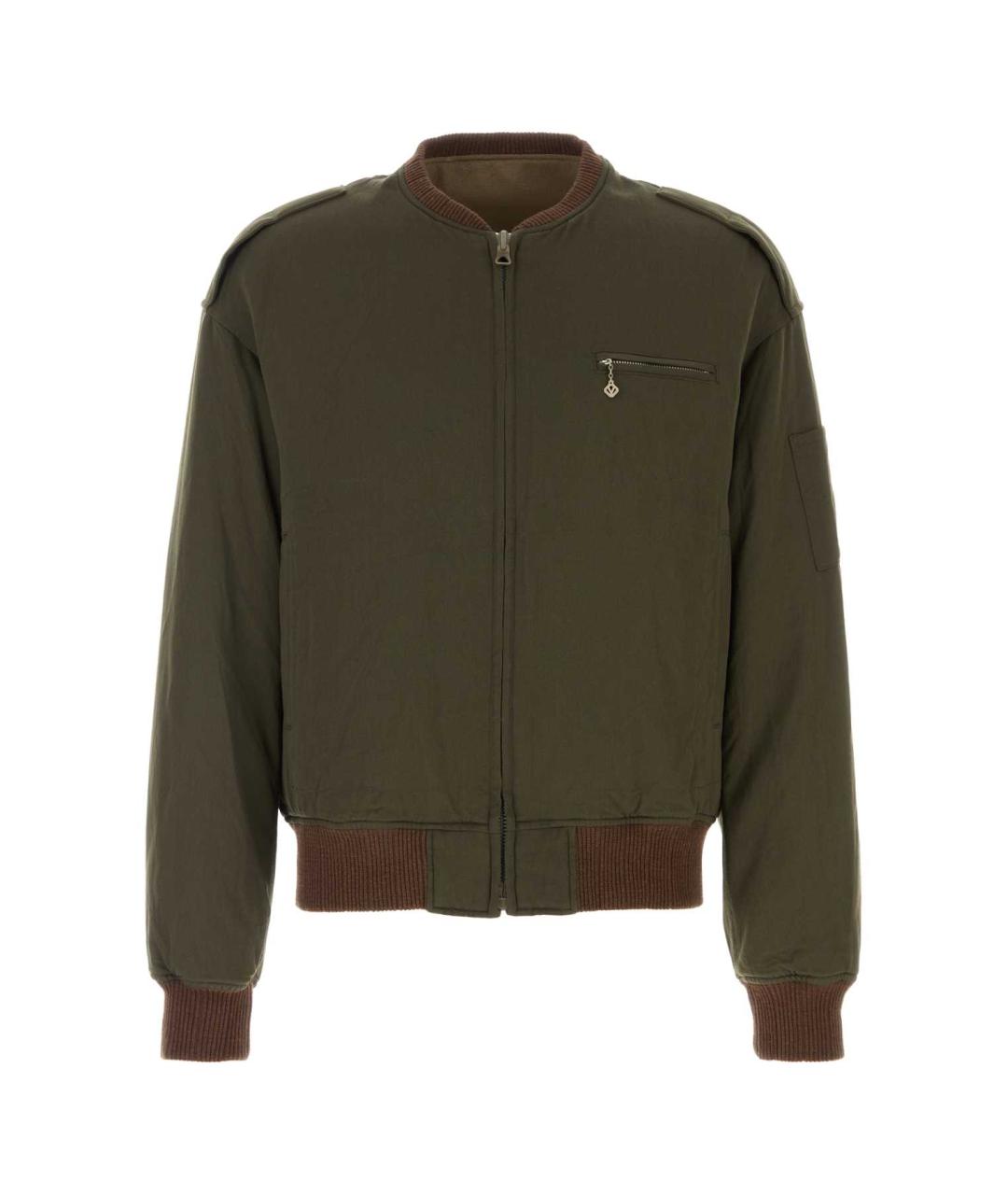 VISVIM Зеленый шерстяной пуховик, фото 1