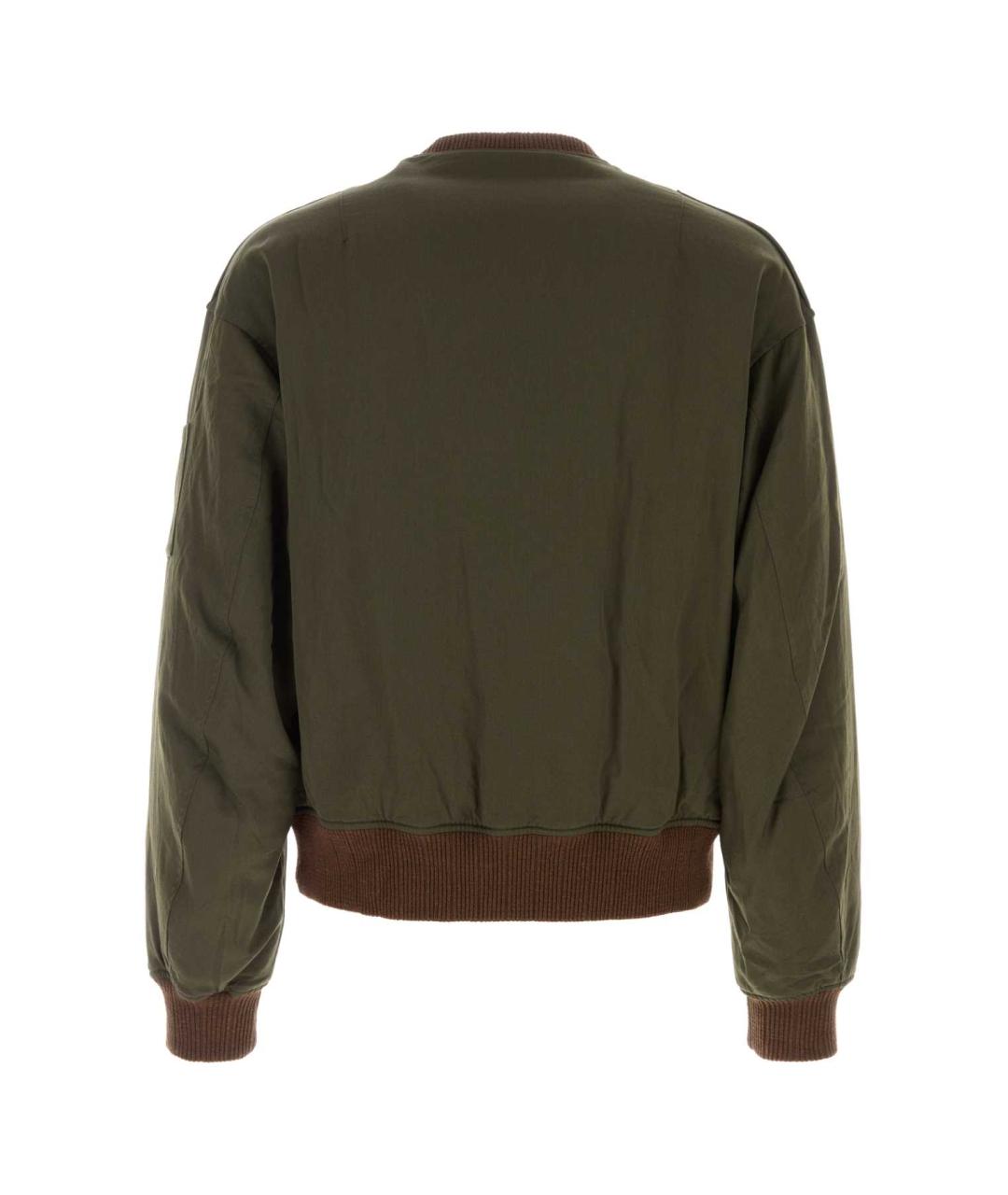 VISVIM Зеленый шерстяной пуховик, фото 2