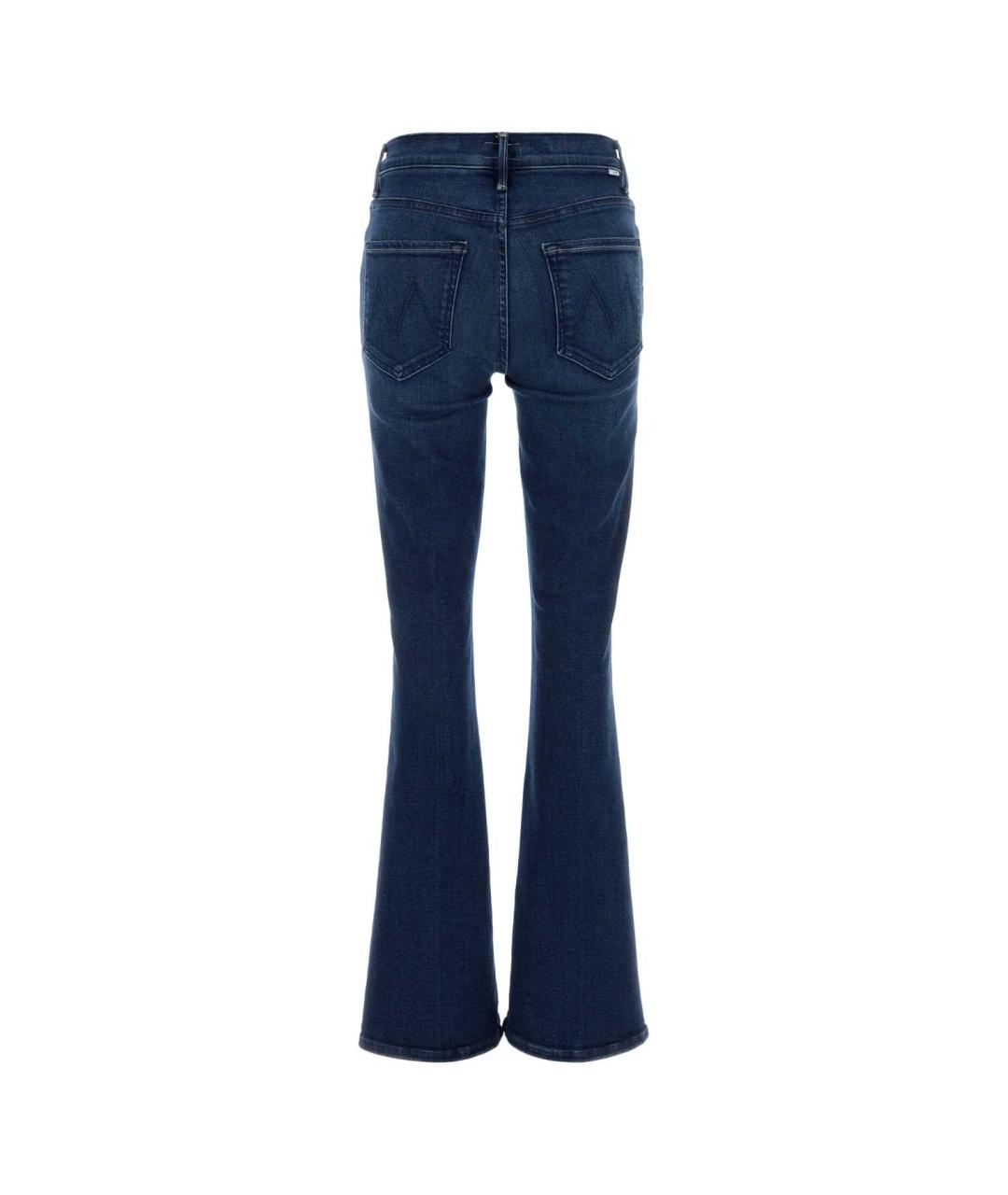 MOTHER Синие хлопковые джинсы клеш, фото 2