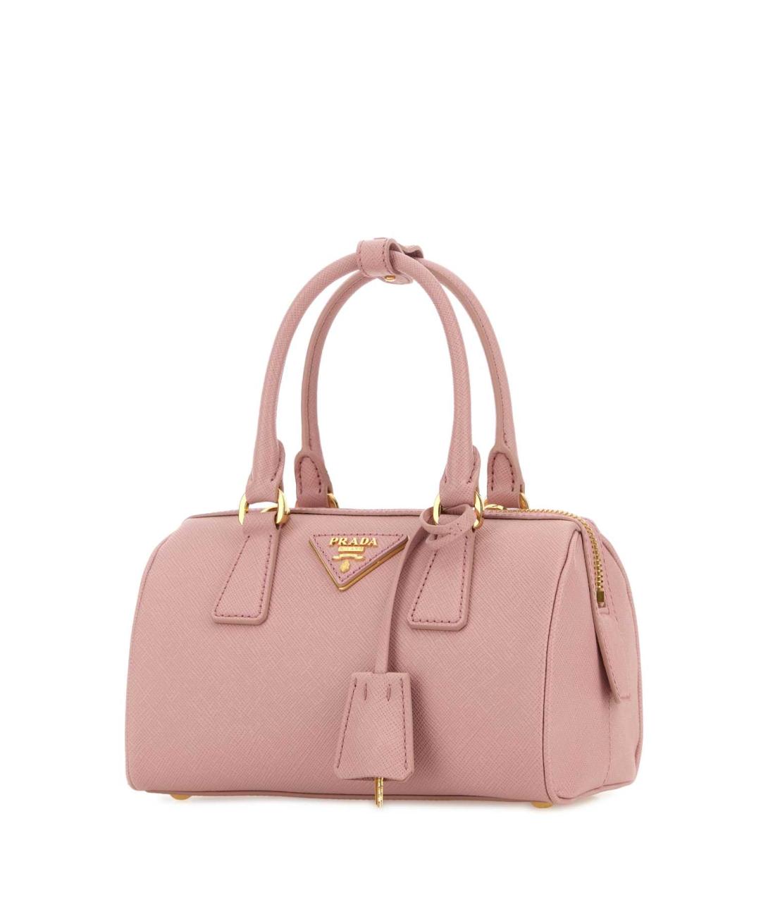 PRADA Розовая кожаная сумка тоут, фото 2