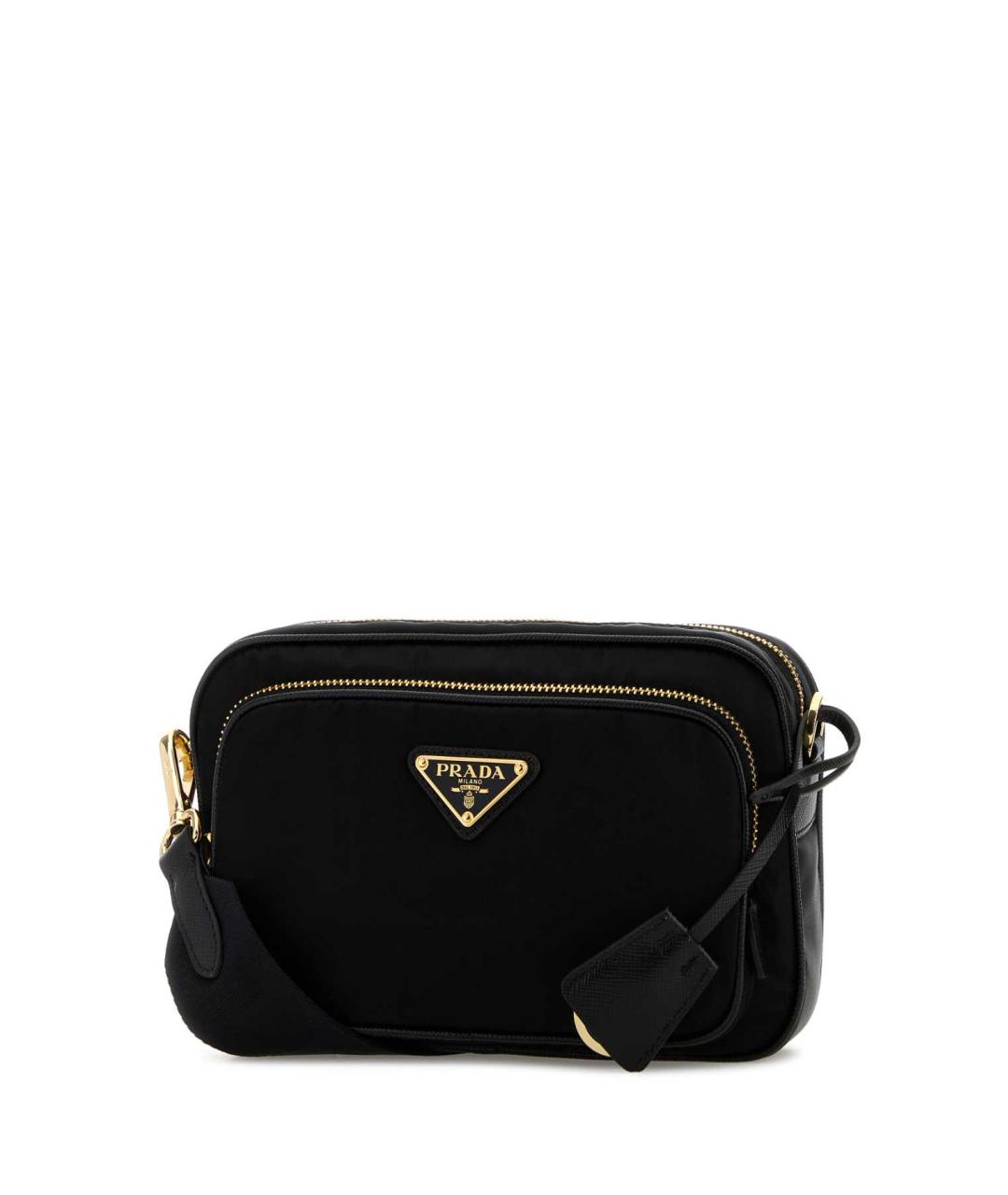 PRADA Черная синтетическая сумка через плечо, фото 2