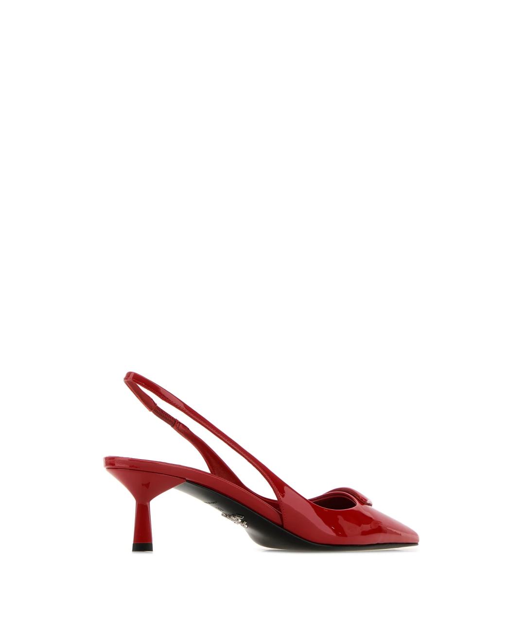 PRADA Красные туфли из лакированной кожи, фото 3