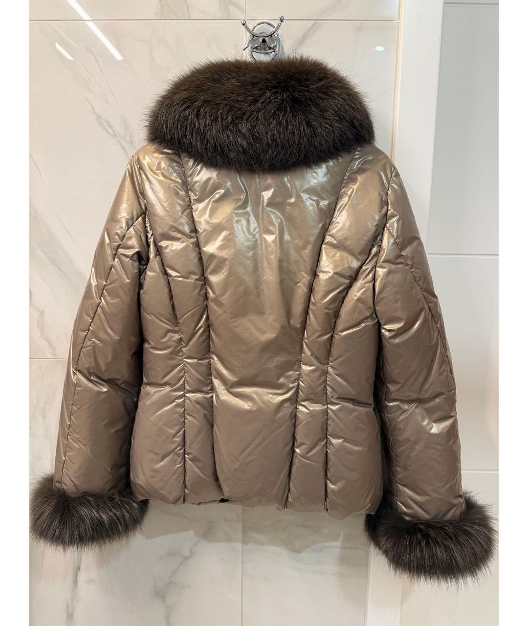 MAX MARA Бежевая полиамидовая куртка, фото 2