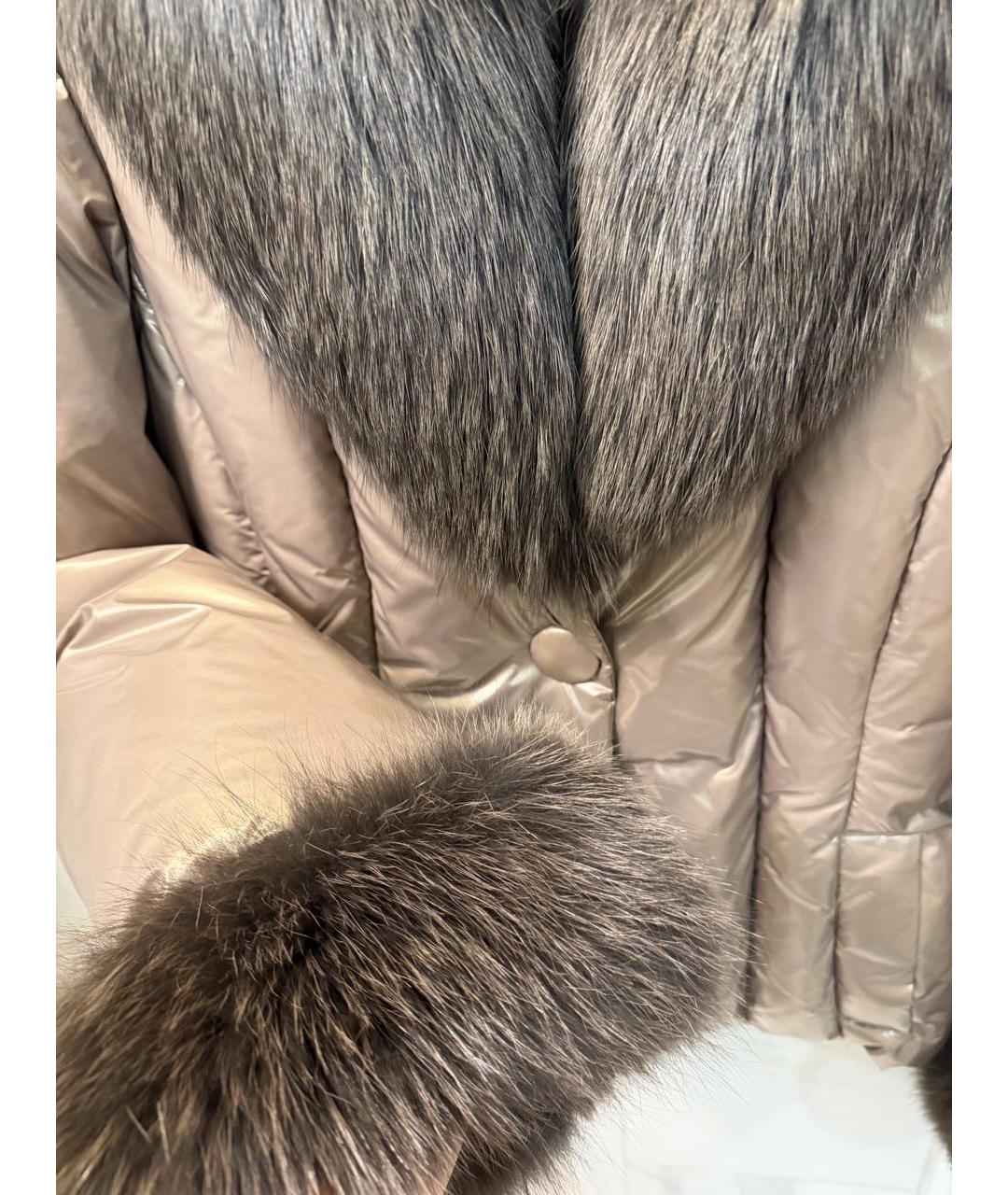 MAX MARA Бежевая полиамидовая куртка, фото 8