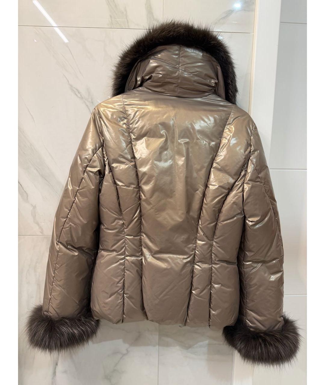 MAX MARA Бежевая полиамидовая куртка, фото 6