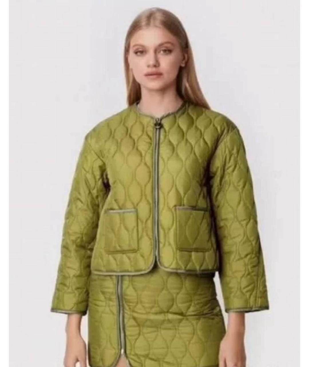 PINKO Хаки полиэстеровый костюм с юбками, фото 3